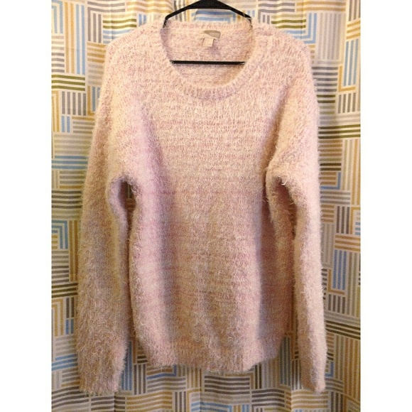 Forever 21 Sweaters - Forever 21 Baby Pink Waffle Knit Sweater